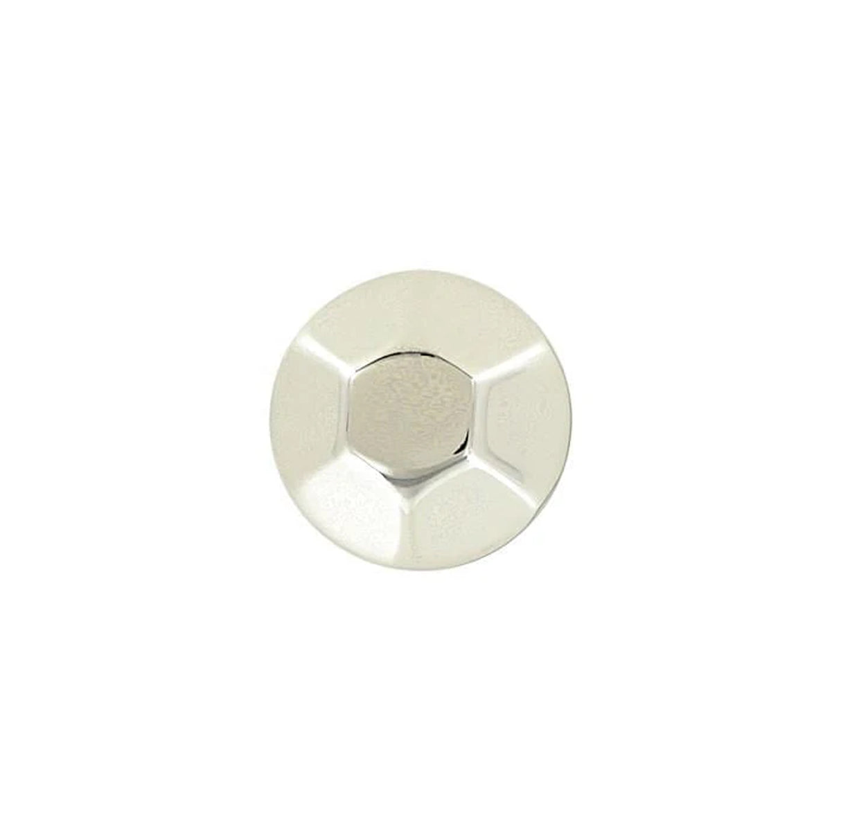20mm Nickel, Hexigon Stud With Screw, Zinc Alloy