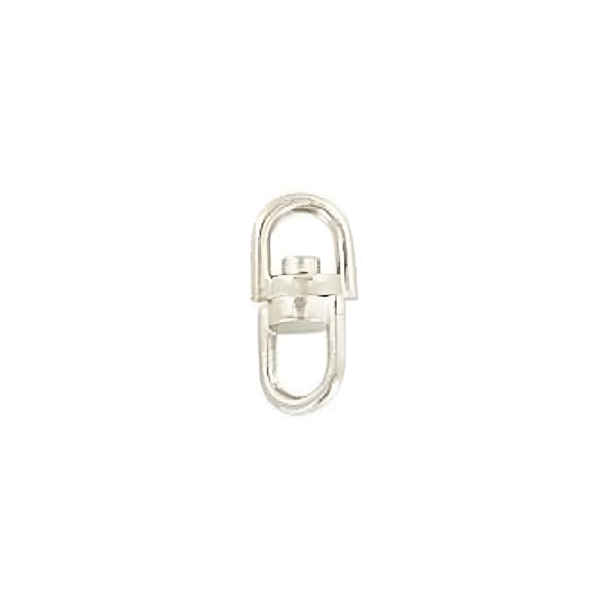 4.7mm Shiny Nickel, Twin Swivel, Zinc Alloy-PK10