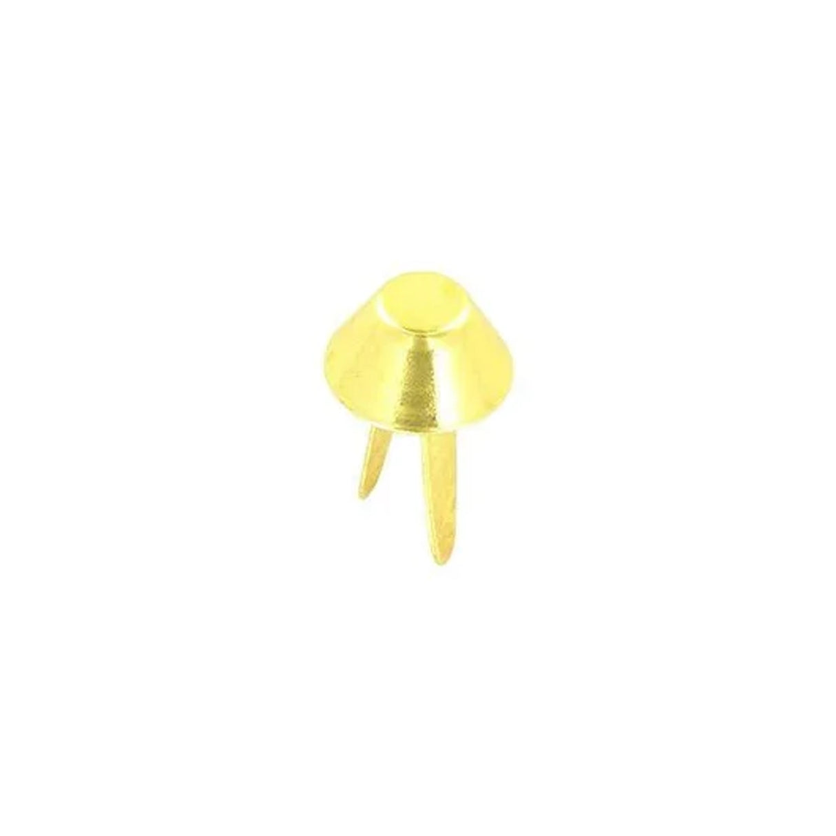 5/8" Brass, Cone Handbag Bottom Stud Prong, Zinc Alloy-PK10