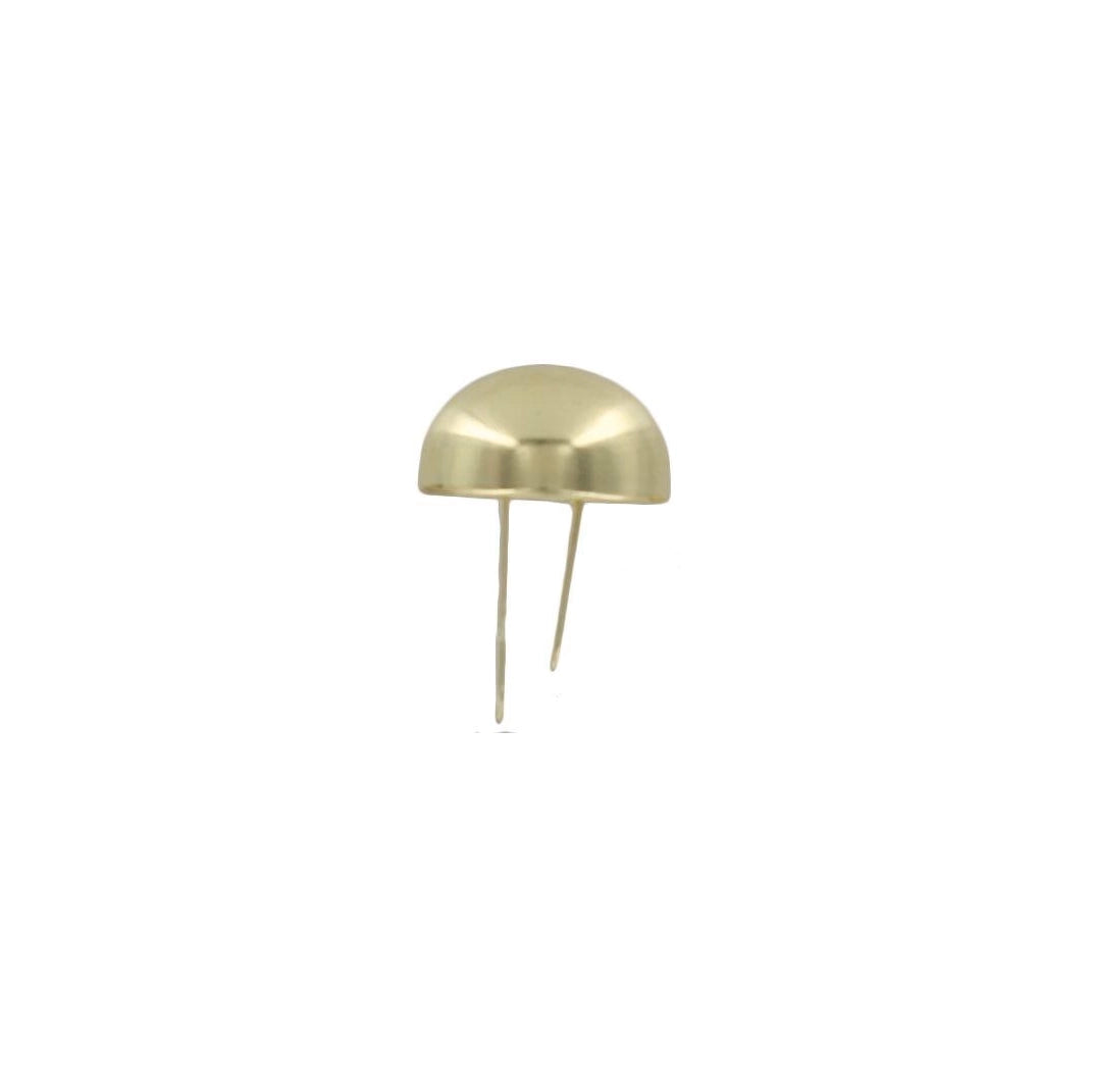 12mm Brass, Bottom Stud, Zinc Alloy-PK10