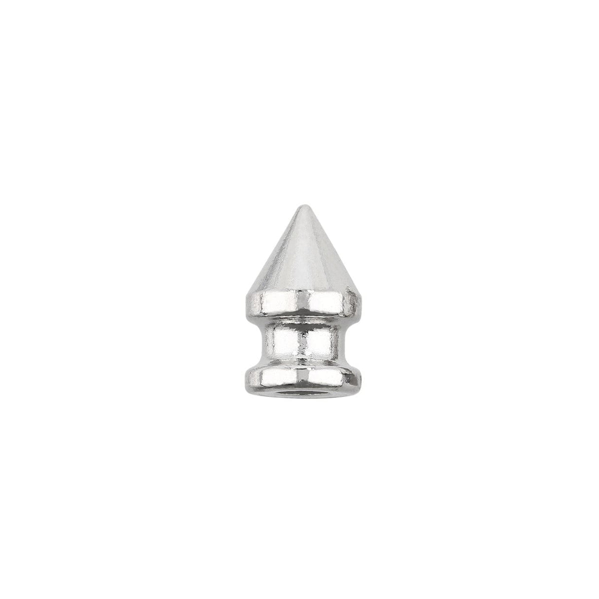 8mm Nickel, Spike Stud, Zinc Alloy - PK10