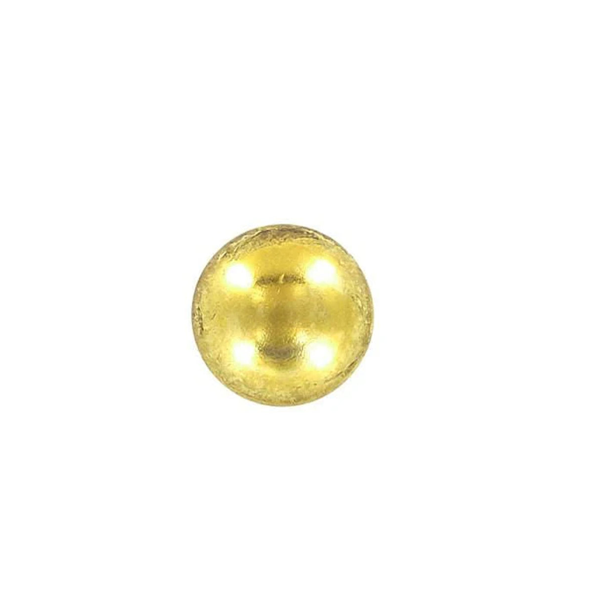 9mm Gold, Push Button, Steel - PK10