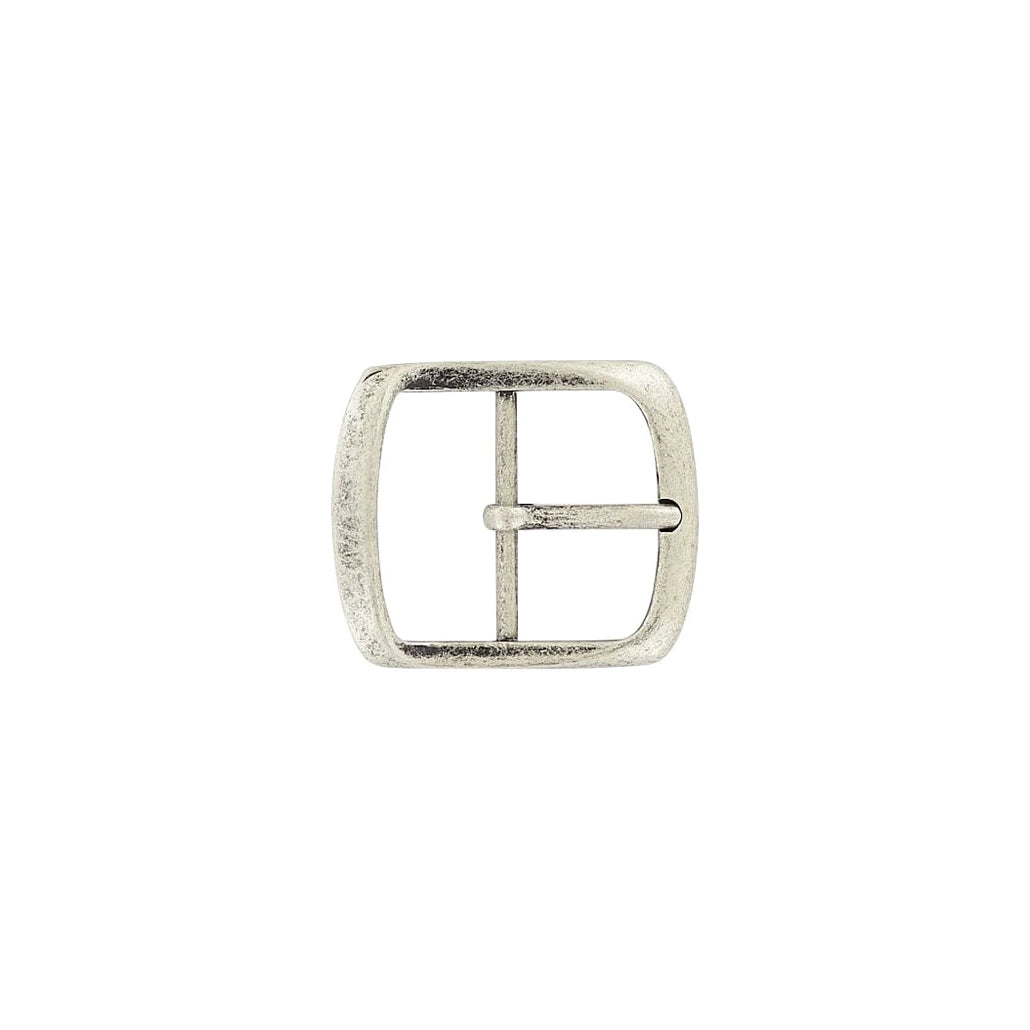 1 1/2" Antique Nickel, Center Bar Buckle, Zinc Alloy