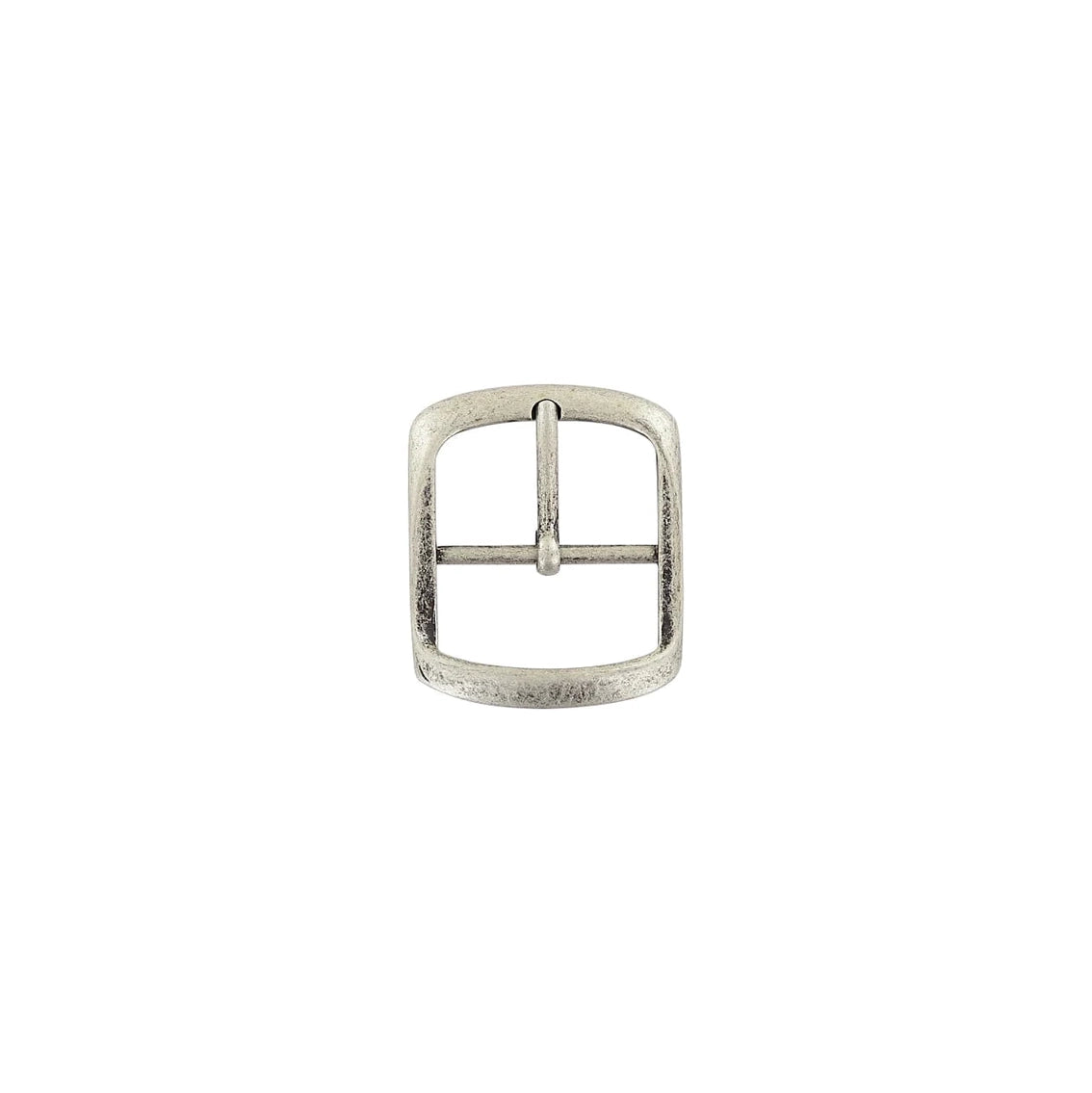1 1/2" Antique Nickel, Center Bar Buckle, Zinc Alloy