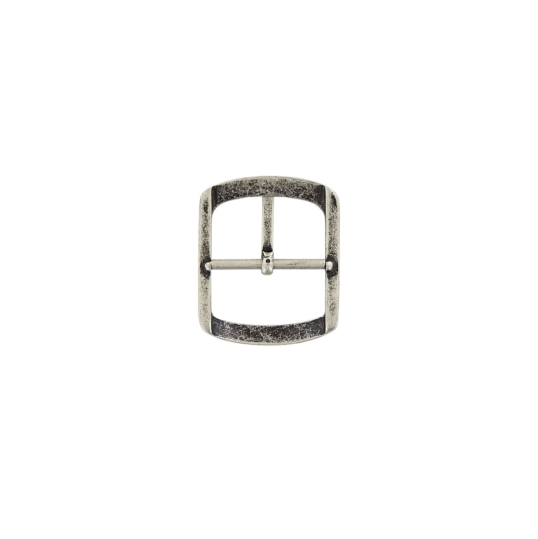 1 1/2" Antique Nickel, Center Bar Buckle, Zinc Alloy