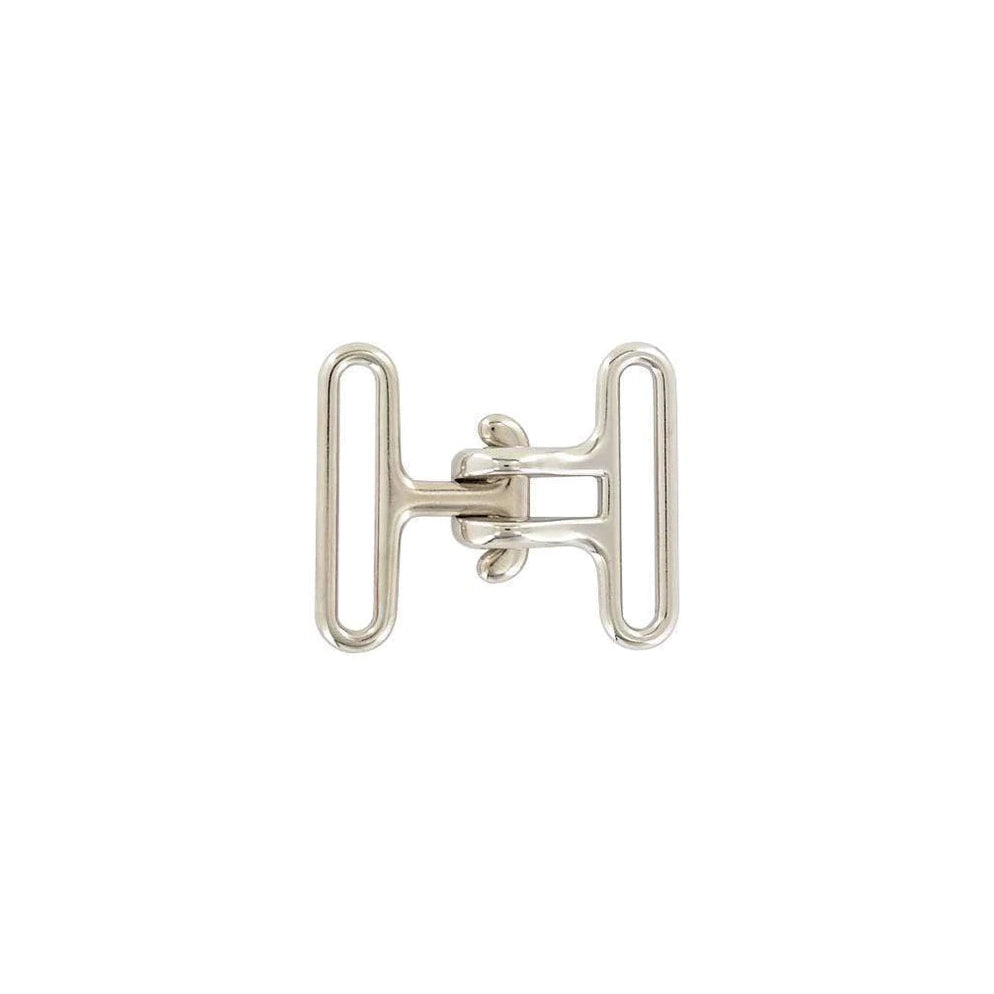 1 1/2" Shiny Nickel, Cinch Buckle, Zinc Alloy