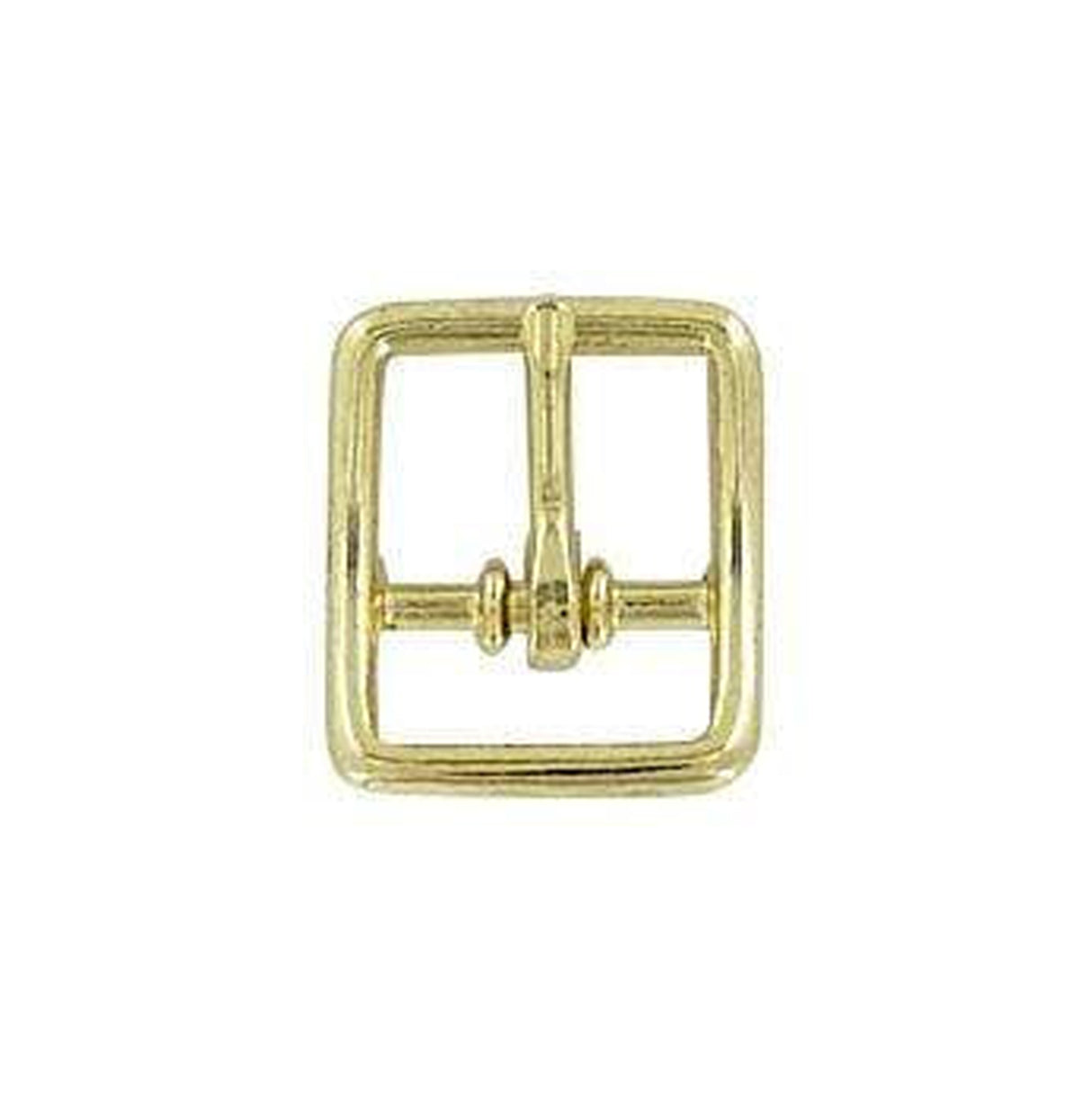 1/2" Brass, Center Bar Buckle, Zinc Alloy
