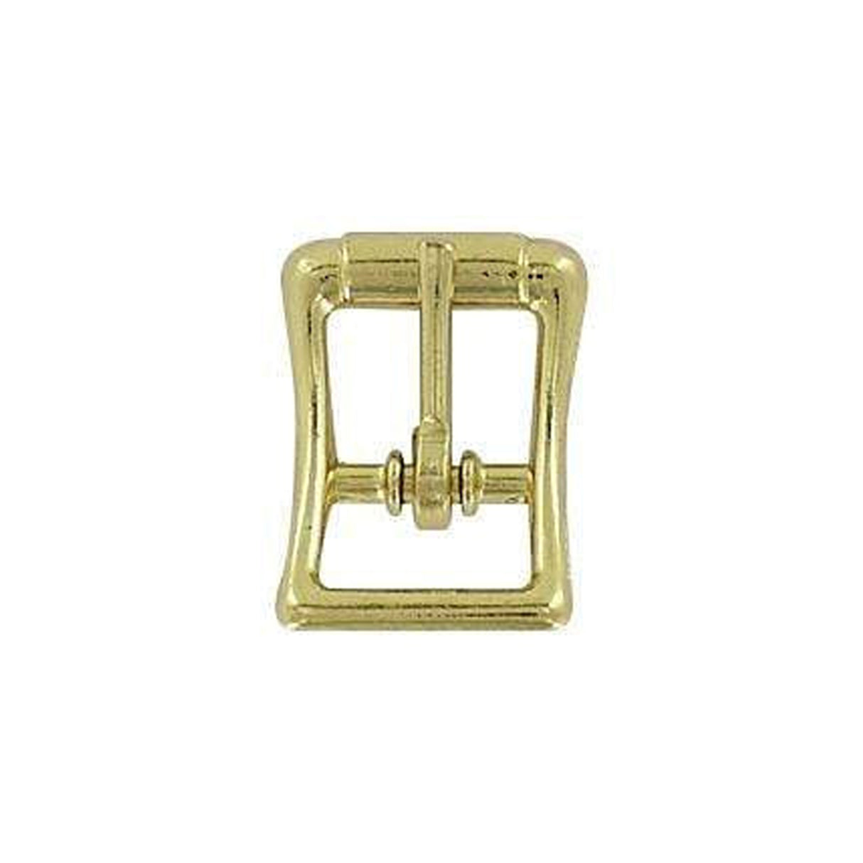1/2" Brass, Imitation Roller Center Bar Buckle, Zinc Alloy
