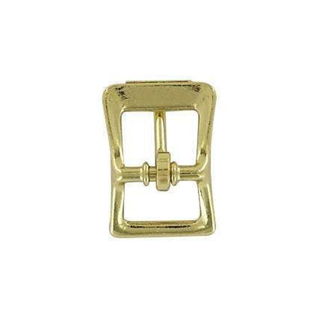 1/2" Brass, Imitation Roller Center Bar Buckle, Zinc Alloy