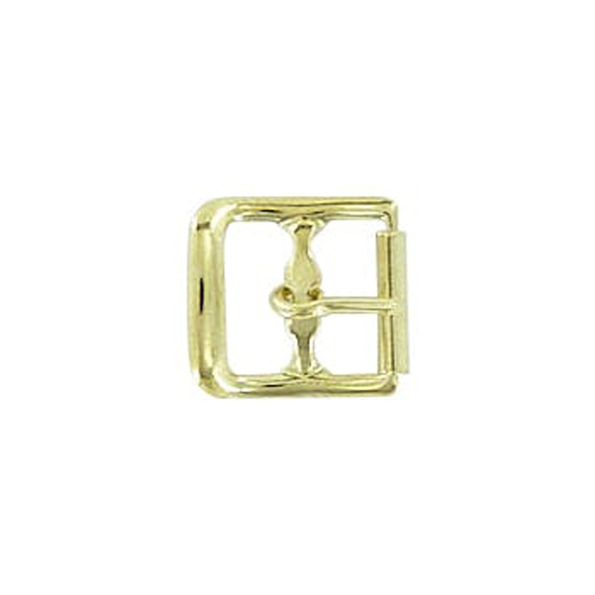 1/2" Brass, Sandal Buckle Roller Buckle, Steel