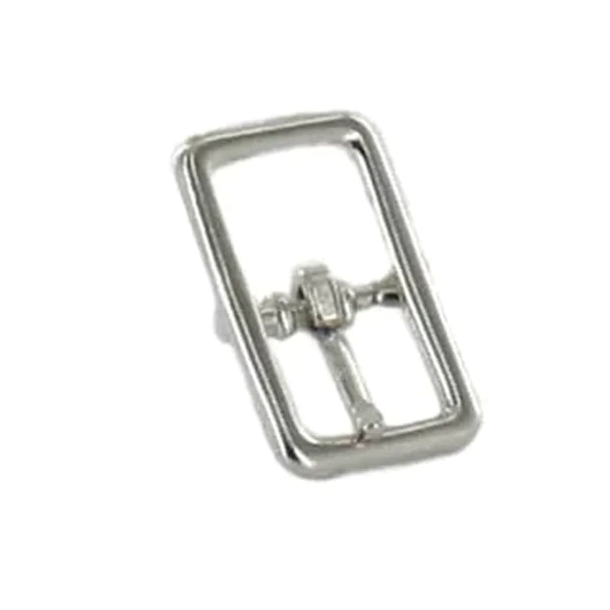 1/2" Nickel, 19x31mm Center Bar Buckle, Zinc Alloy