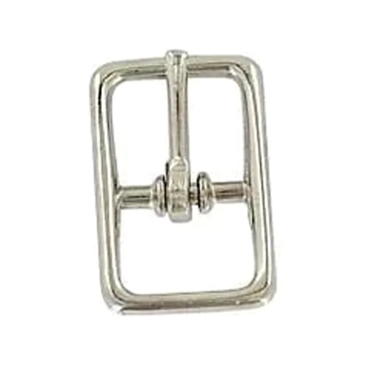 1/2" Nickel, 19x31mm Center Bar Buckle, Zinc Alloy