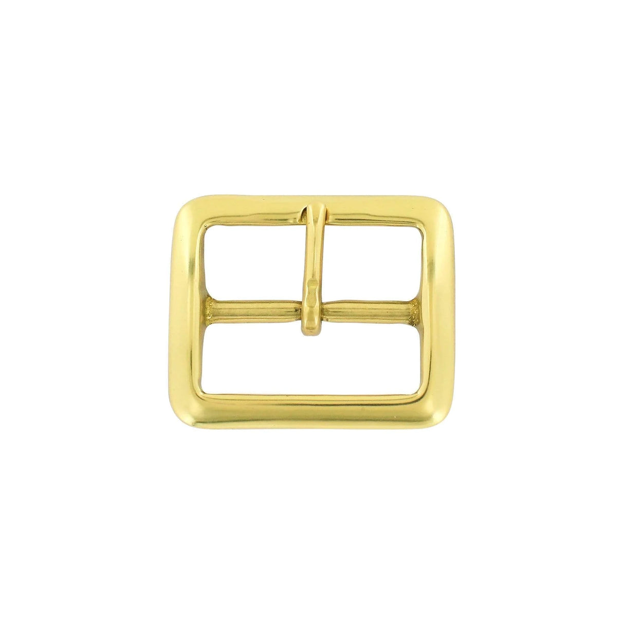 1 3/4" Brass, Sam Browne Center Bar Buckle, Solid Brass