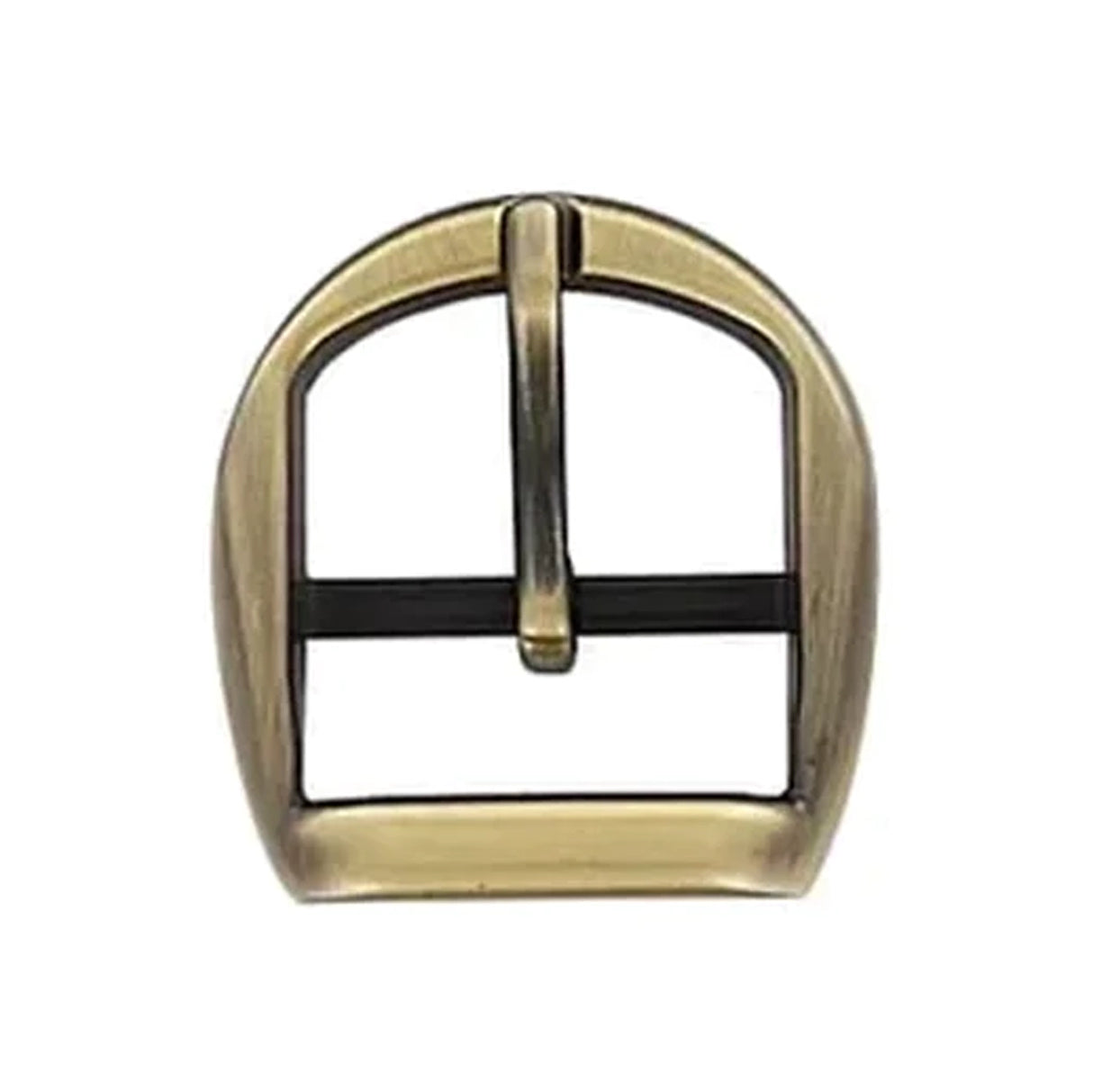 1" Antique Brass, D Shaped Center Bar Buckle, Zinc Alloy