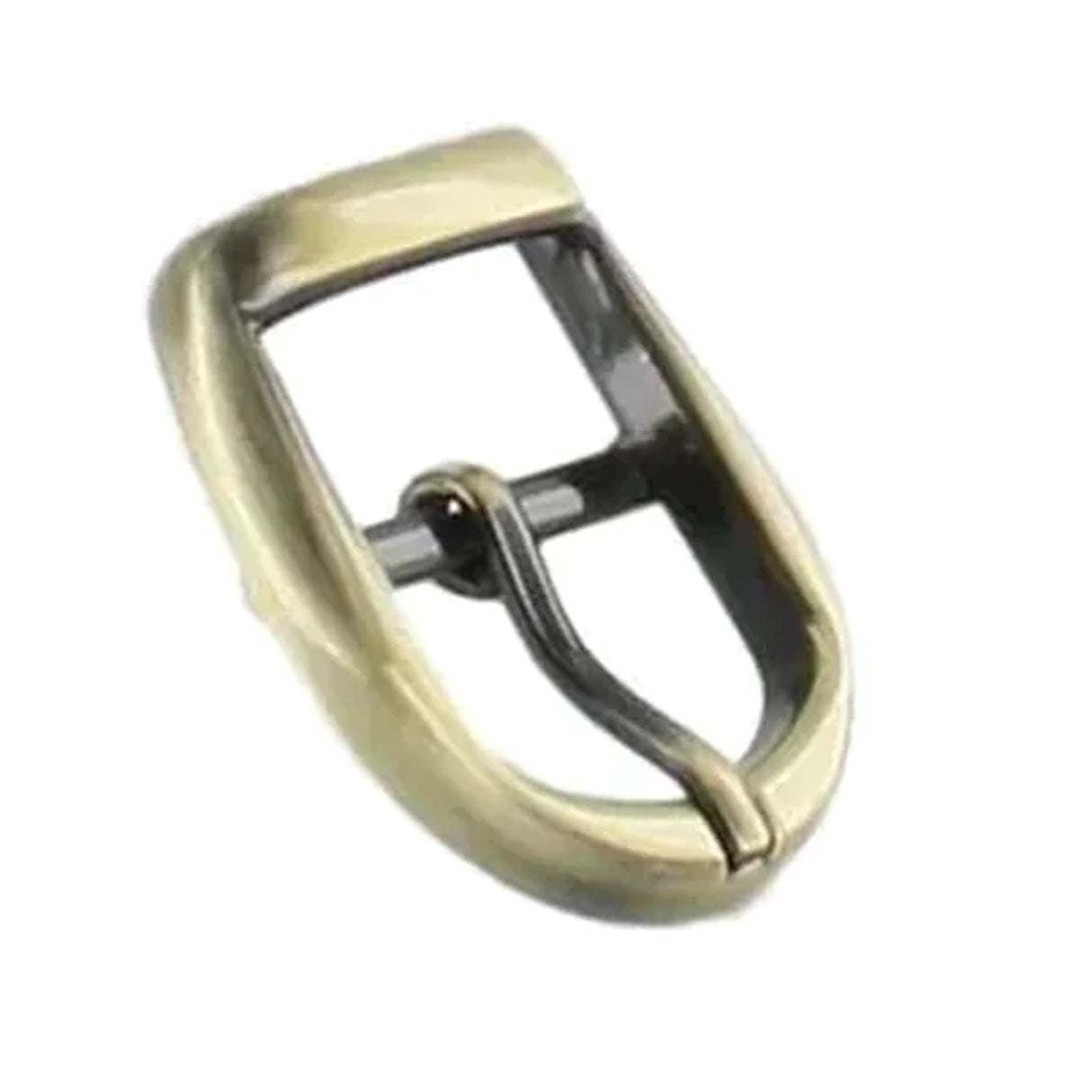 1" Antique Brass, D Shaped Center Bar Buckle, Zinc Alloy