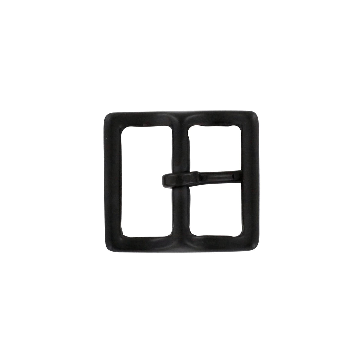 1" Black, Sam Browne Center Bar Buckle, Solid Brass