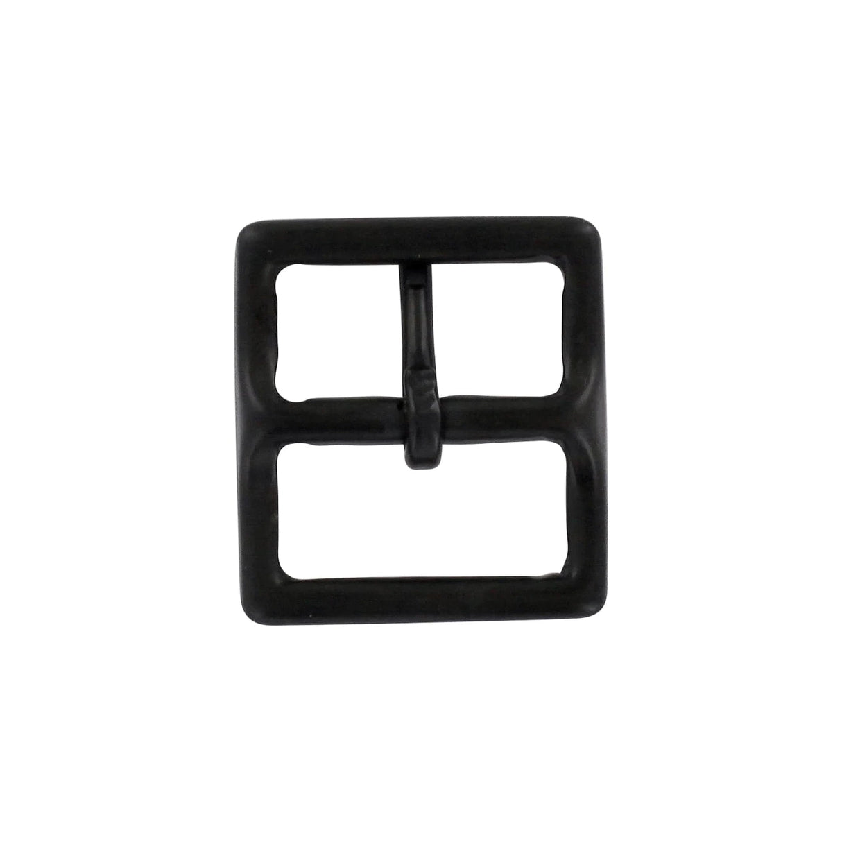 1" Black, Sam Browne Center Bar Buckle, Solid Brass