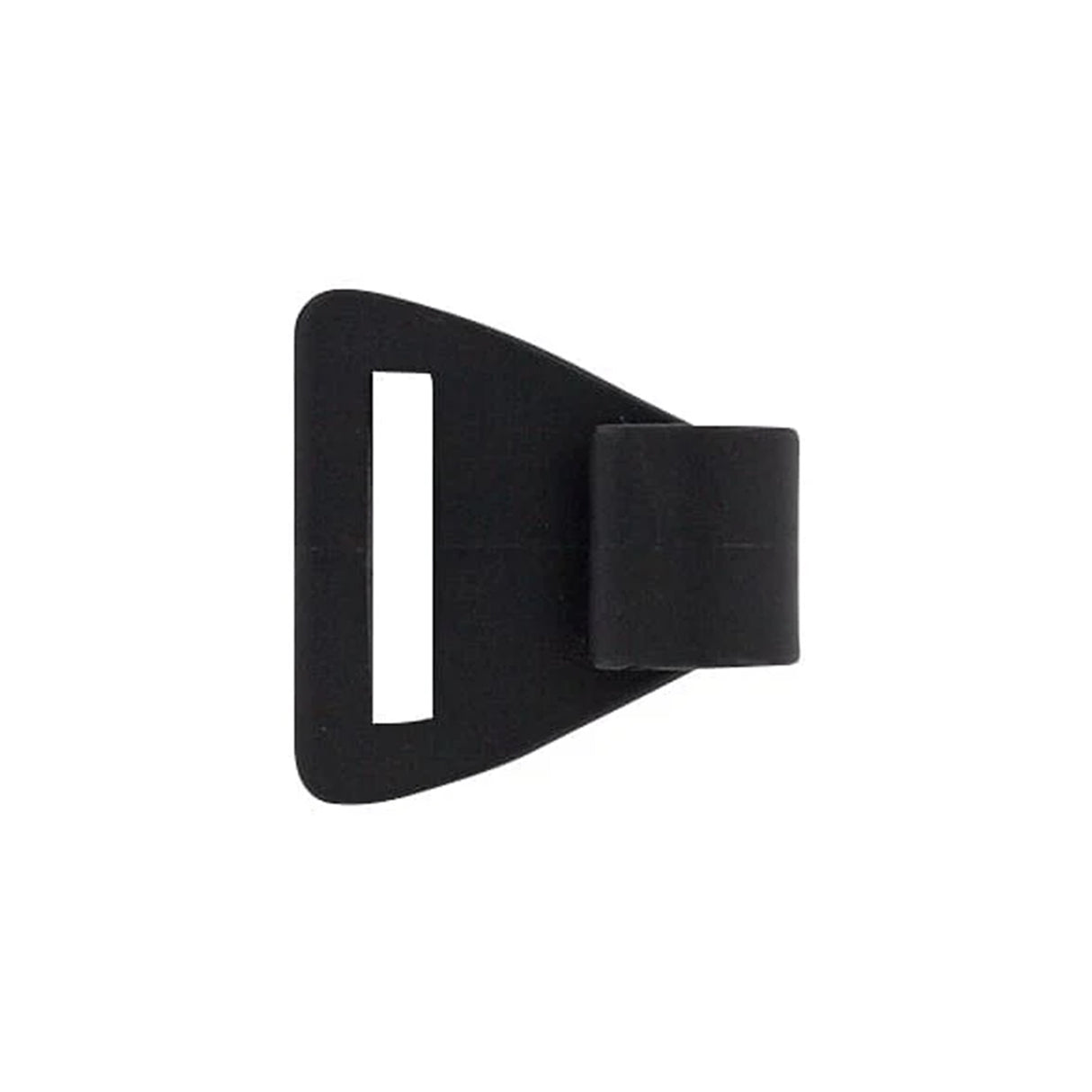 1" Black, Tie Down Strap Hook, Plastic