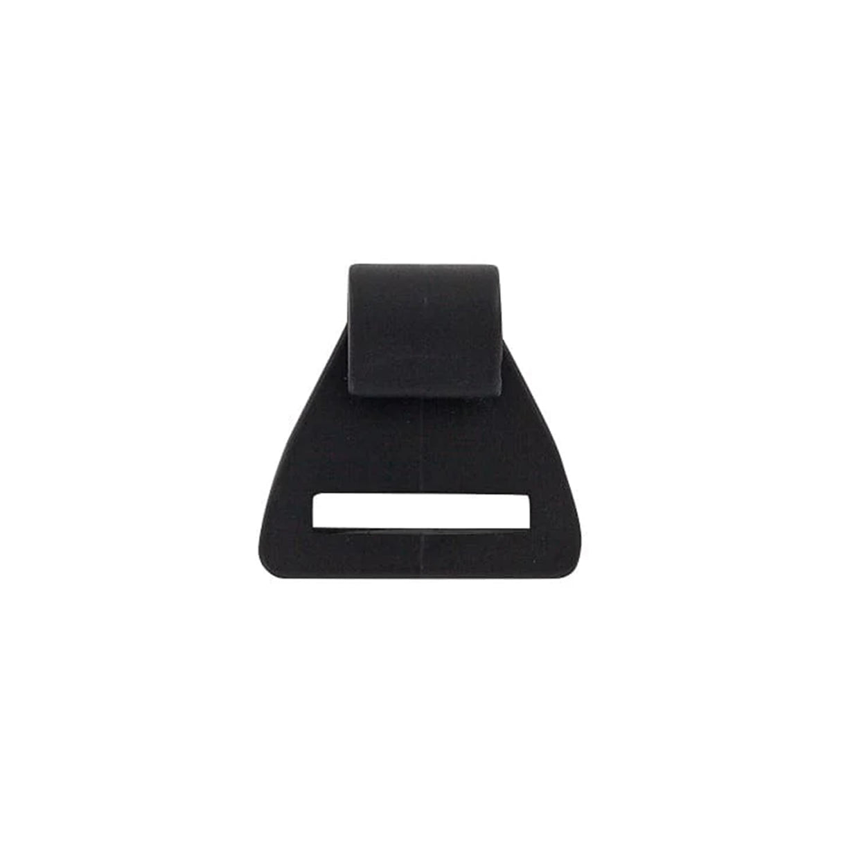 1" Black, Tie Down Strap Hook, Plastic