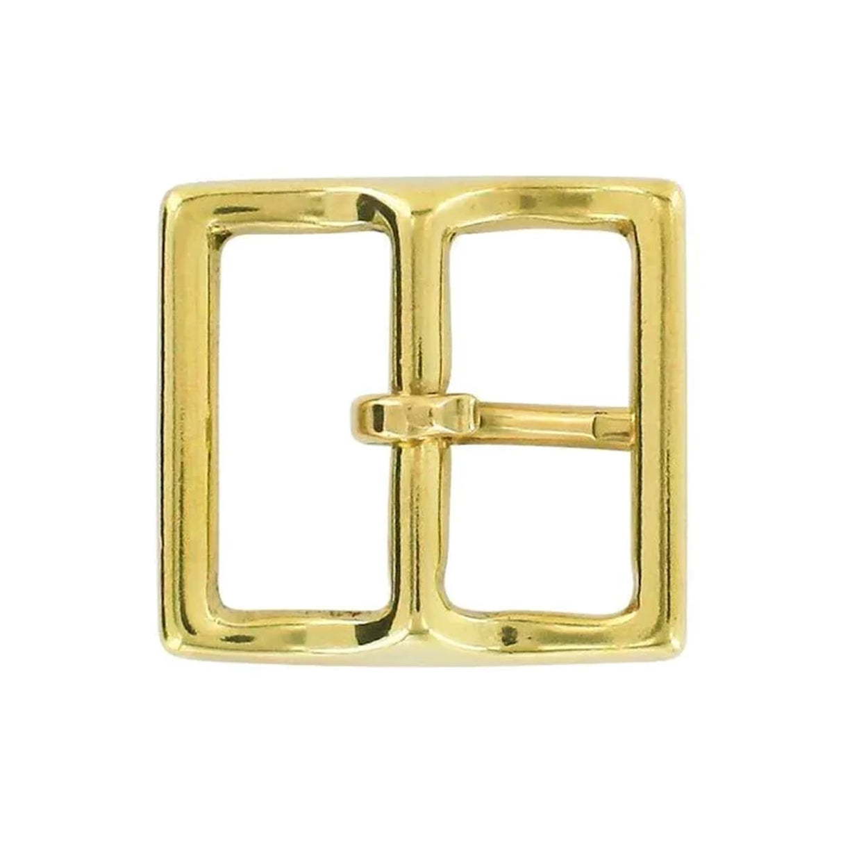 1"Brass, Sam Browne Center Bar Buckle, Solid Brass