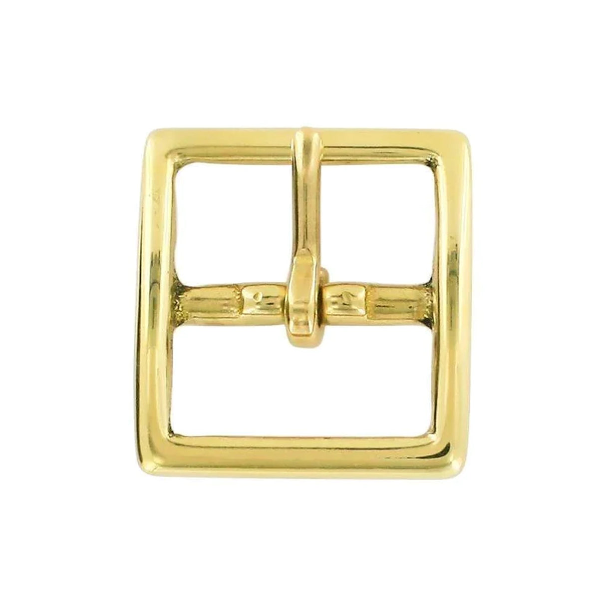 1"Brass, Sam Browne Center Bar Buckle, Solid Brass
