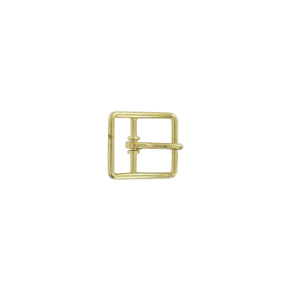 1" Brass, Center Bar Buckle, Zinc Alloy
