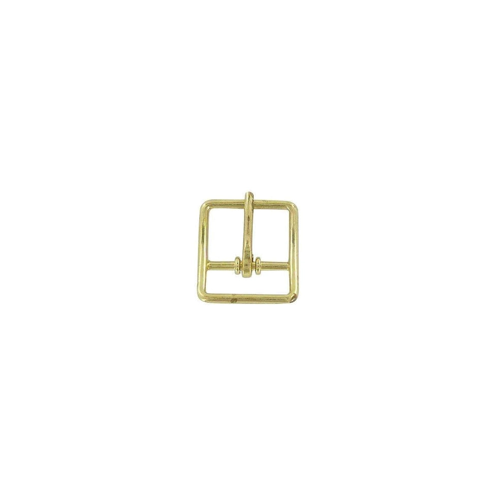 1" Brass, Center Bar Buckle, Zinc Alloy