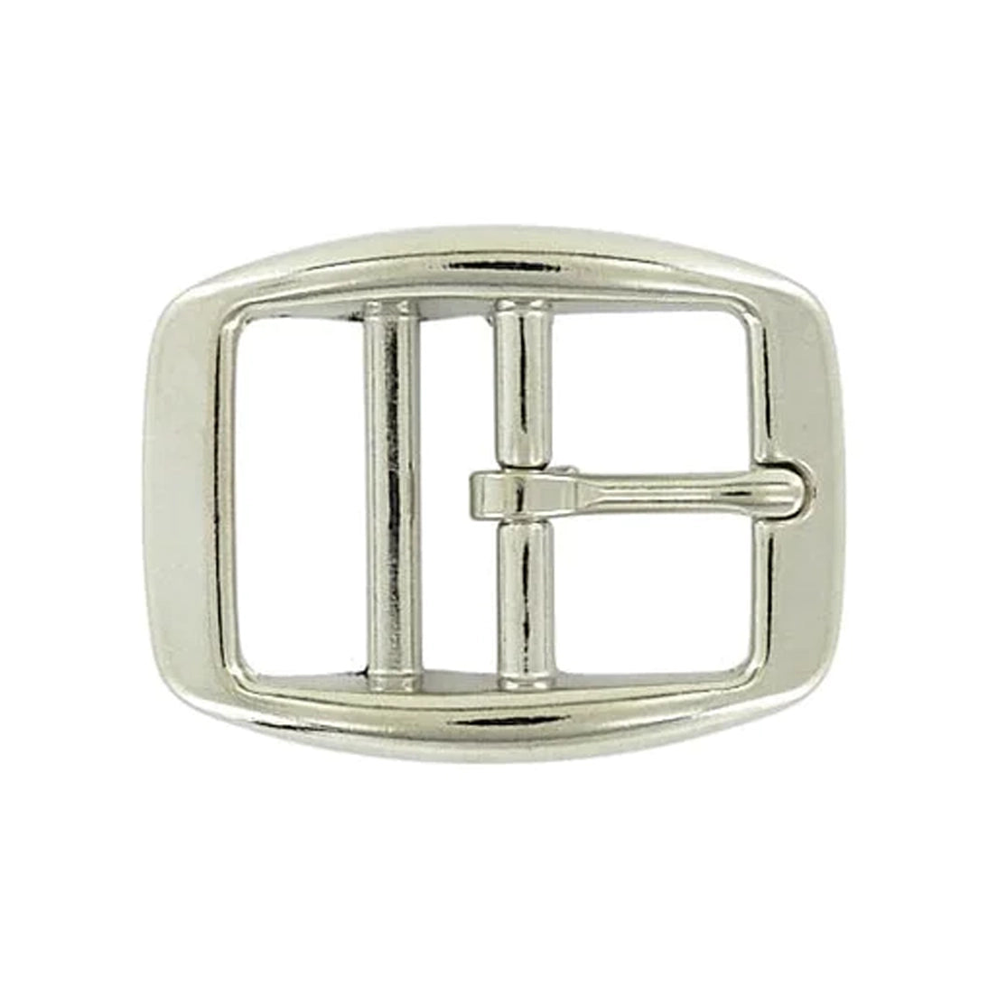 1" Nickel, Dog Collar Buckle, Zinc Alloy