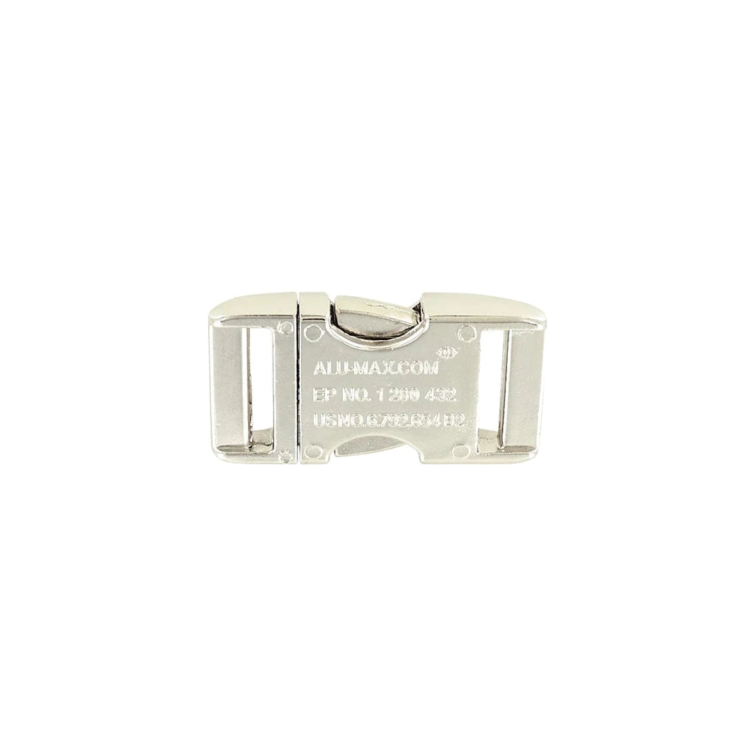1" Nickel, Side Squeeze Buckle, Aluminum