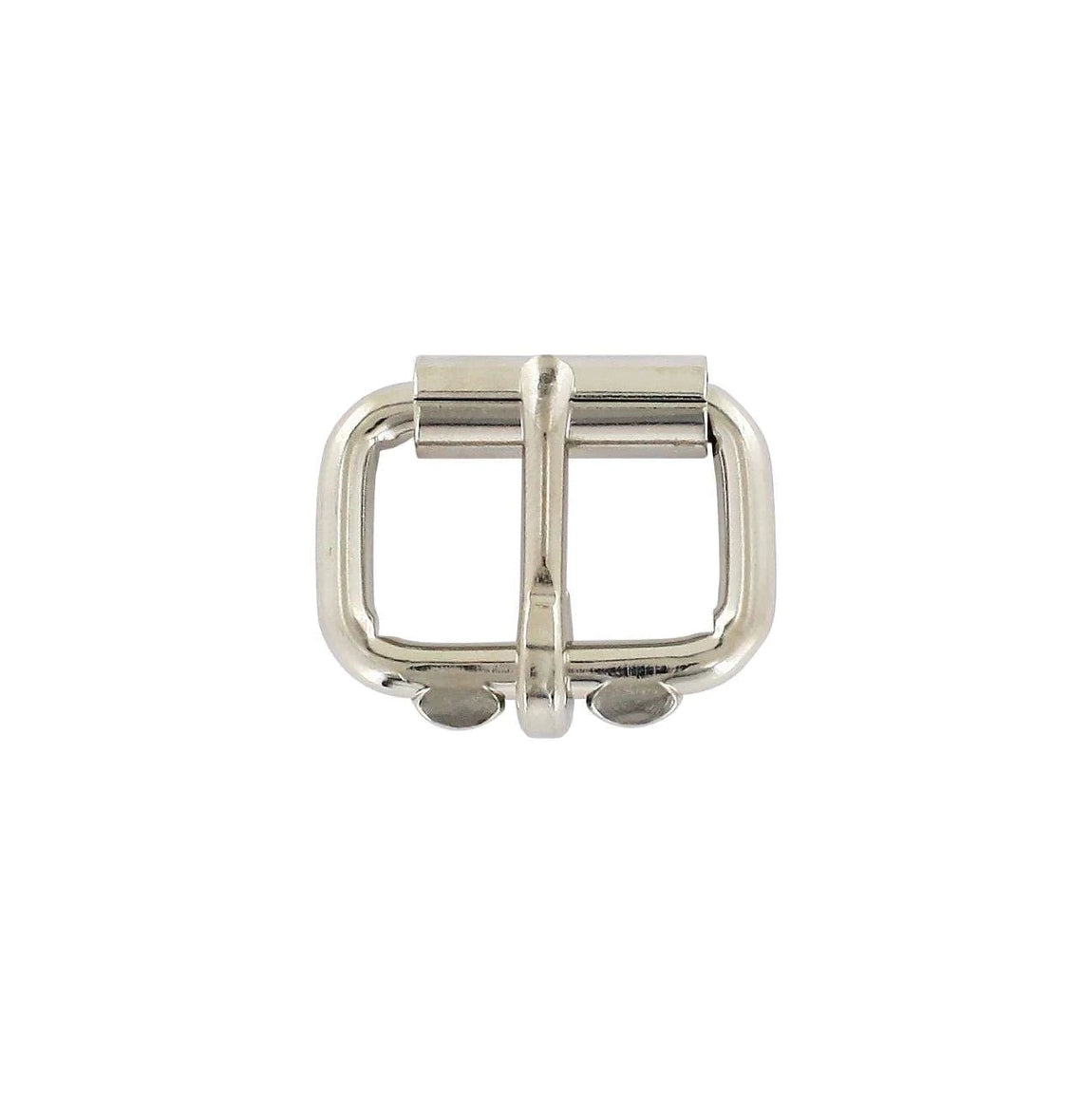 1" Nickel, Heel Bar Buckle, Steel