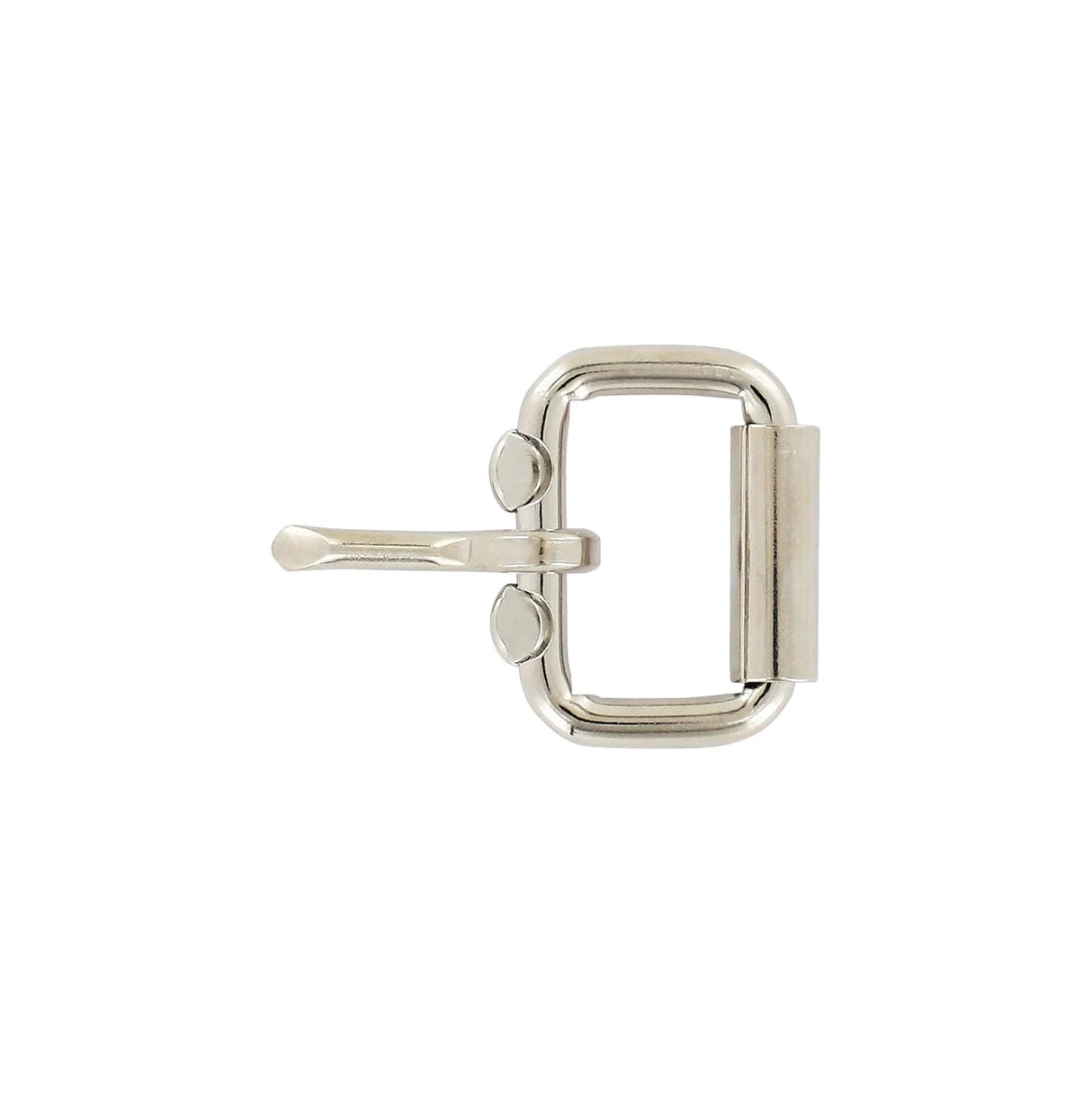 1" Nickel, Heel Bar Buckle, Steel