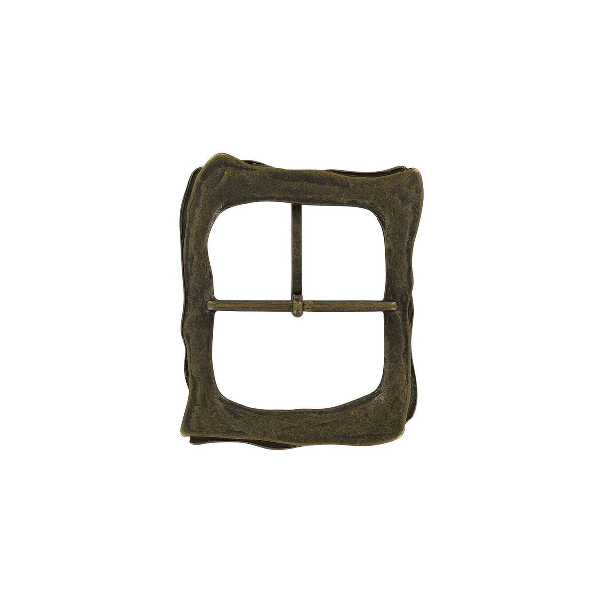 2 1/4" Antique Brass, Artisan Center Bar Buckle, Zinc Alloy