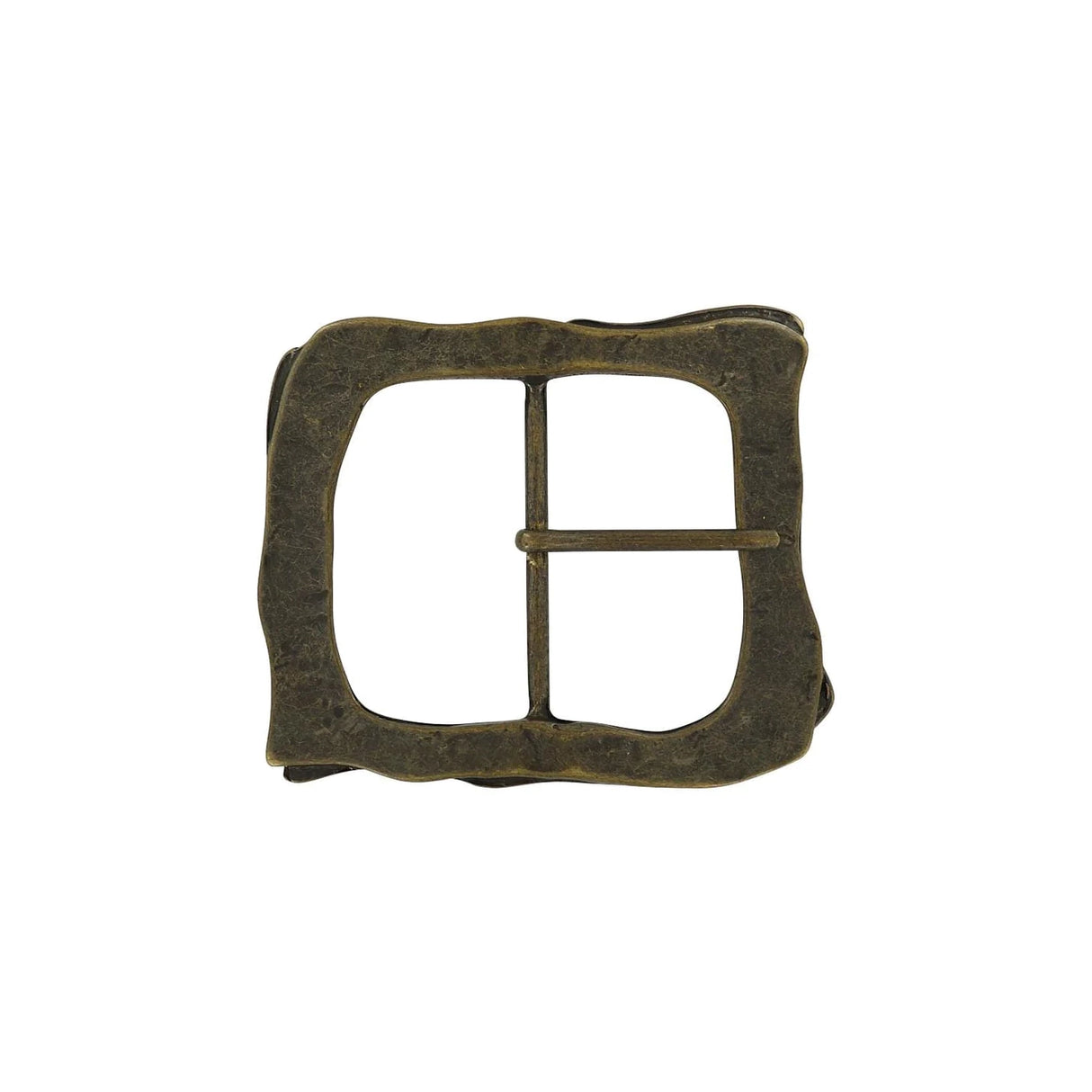 2 1/4" Antique Brass, Artisan Center Bar Buckle, Zinc Alloy