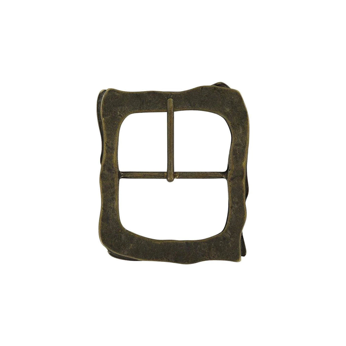 2 1/4" Antique Brass, Artisan Center Bar Buckle, Zinc Alloy