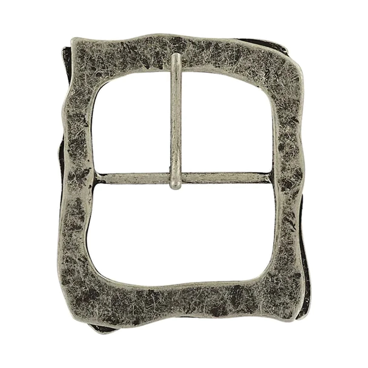 2 1/4" Antique Nickel, Artisan Center Bar Buckle, Zinc Alloy