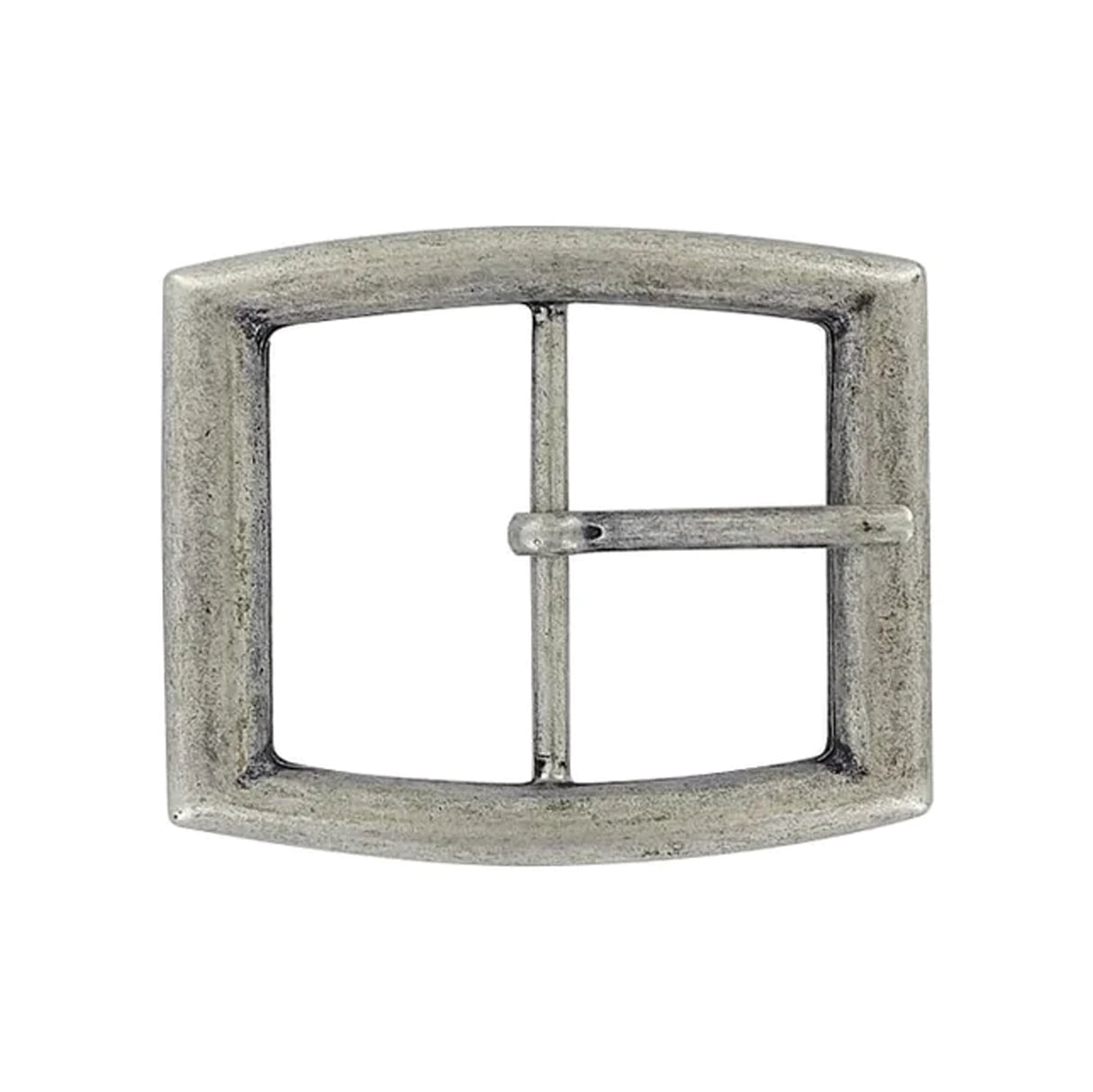 2" Antique Nickel, Artisan Center Bar Buckle, Zinc Alloy