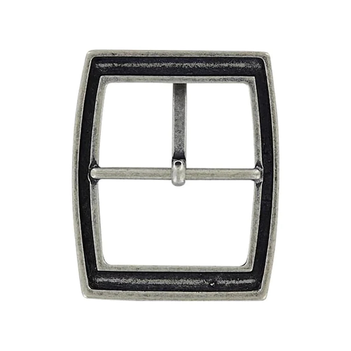2" Antique Nickel, Artisan Center Bar Buckle, Zinc Alloy