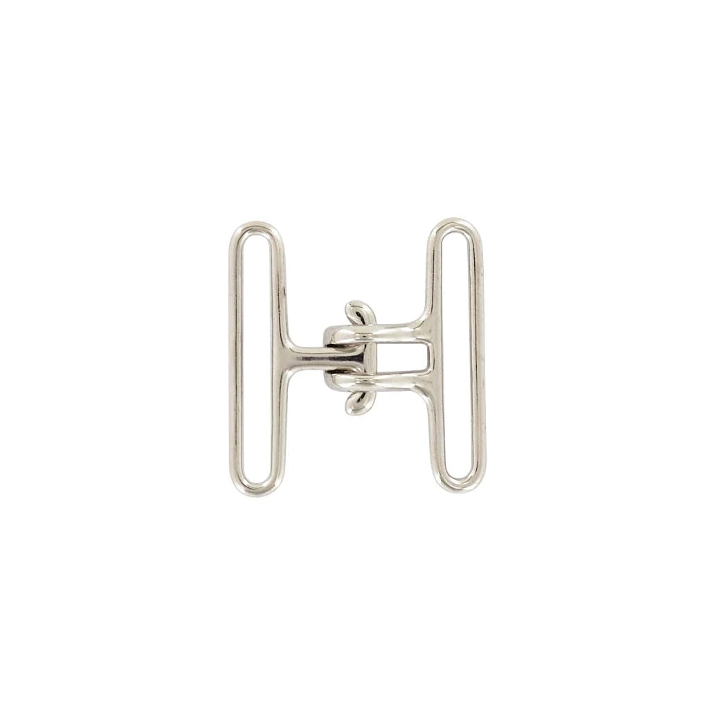 2" Nickel, Cinch Lock Webbing Buckle, Steel