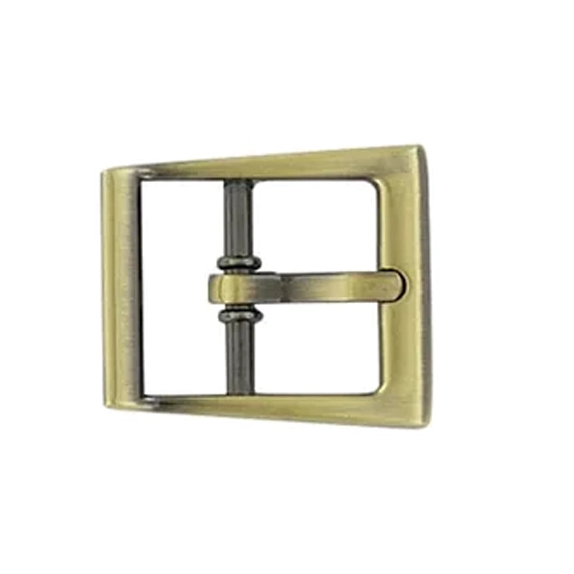 3/4" Antique Brass, Funky Center Bar Buckle, Zinc Alloy