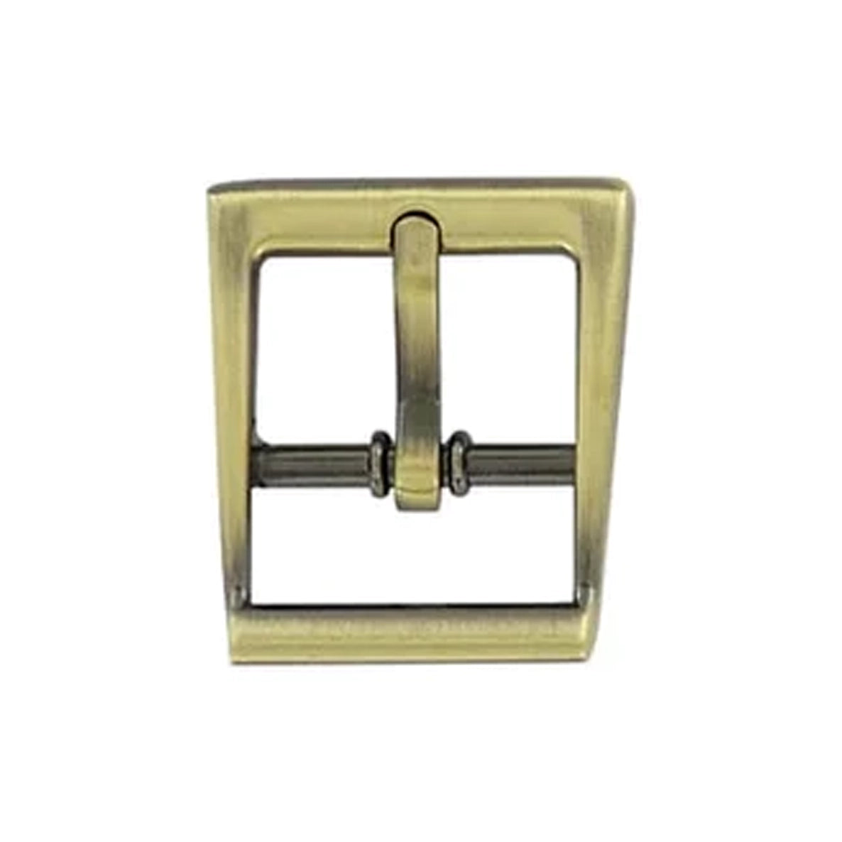 3/4" Antique Brass, Funky Center Bar Buckle, Zinc Alloy