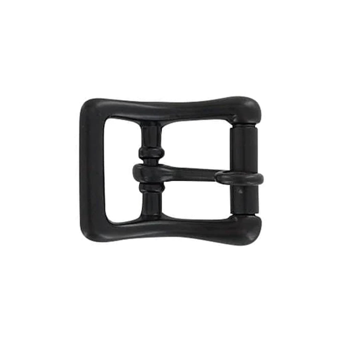 3/4" Black, 29x39mm Locking Tongue Roller Buckle, Zinc Alloy