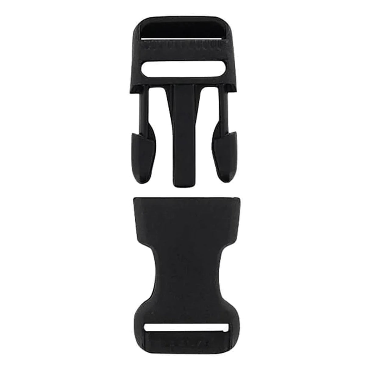 3/4" Black, Side Squeeze Buckle, Plastic