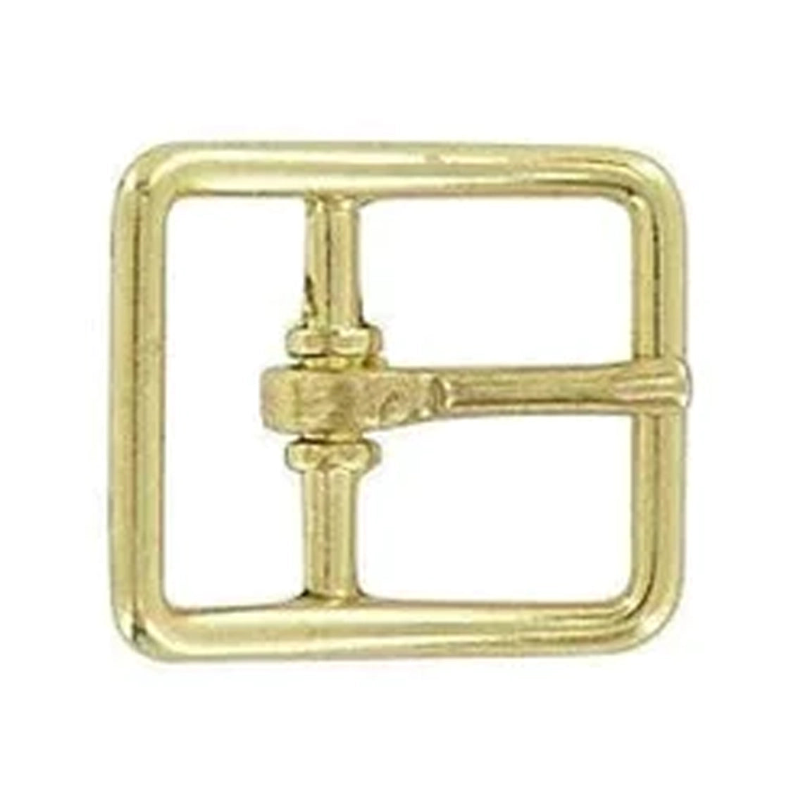 3/4" Brass, Center Bar Buckle, Zinc Alloy