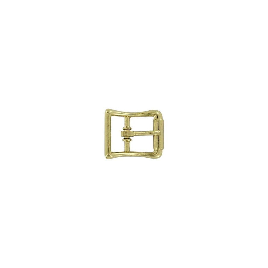 3/4" Brass, Imitation Roller Center Bar Buckle, Zinc Alloy