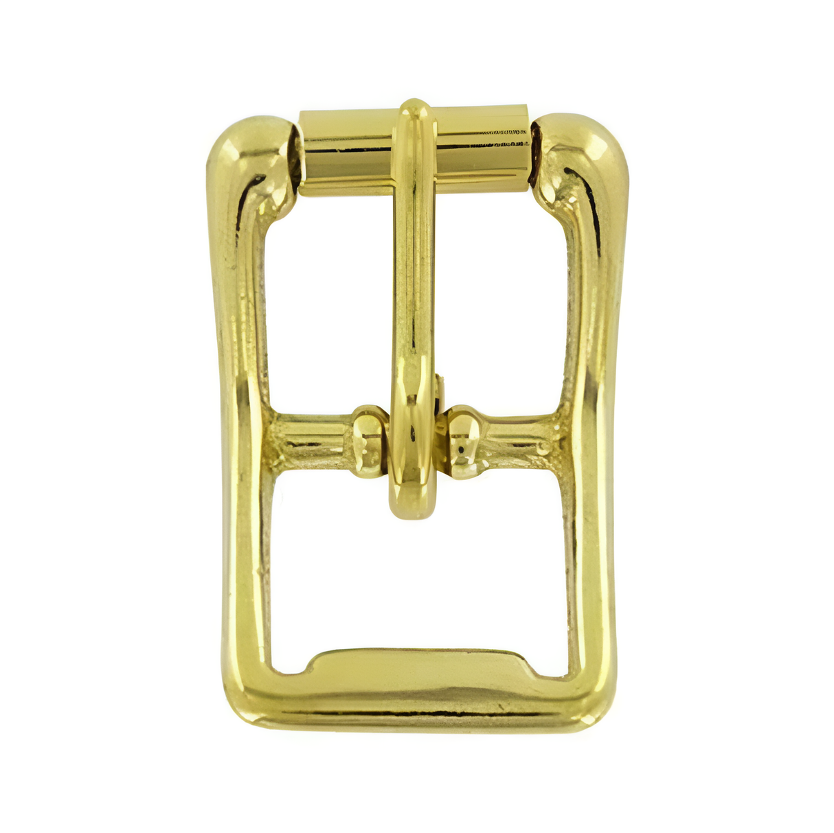 3/4" Brass, Roller Buckle, Solid Brass
