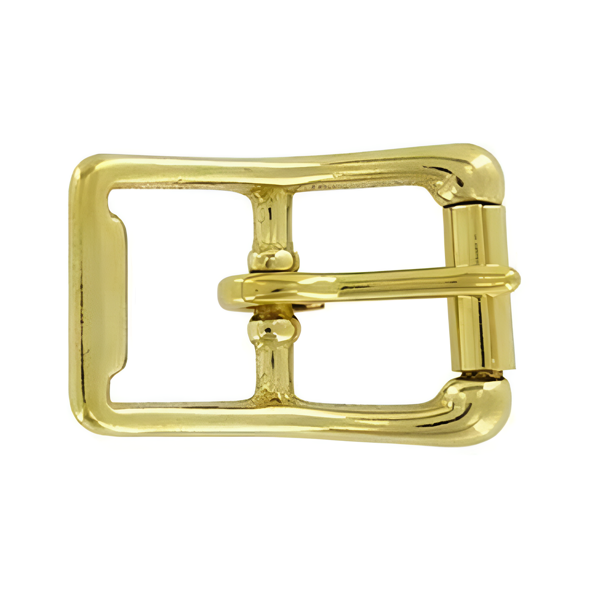 3/4" Brass, Roller Buckle, Solid Brass