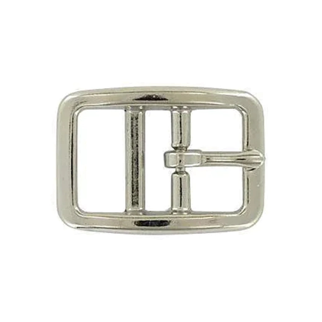 3/4" Nickel, Dog Collar Buckle, Zinc Alloy