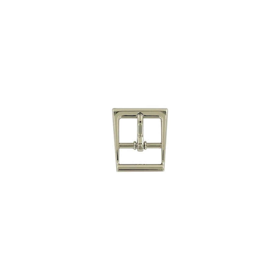 3/4" Shiny Nickel, Funky Center Bar Buckle, Zinc Alloy