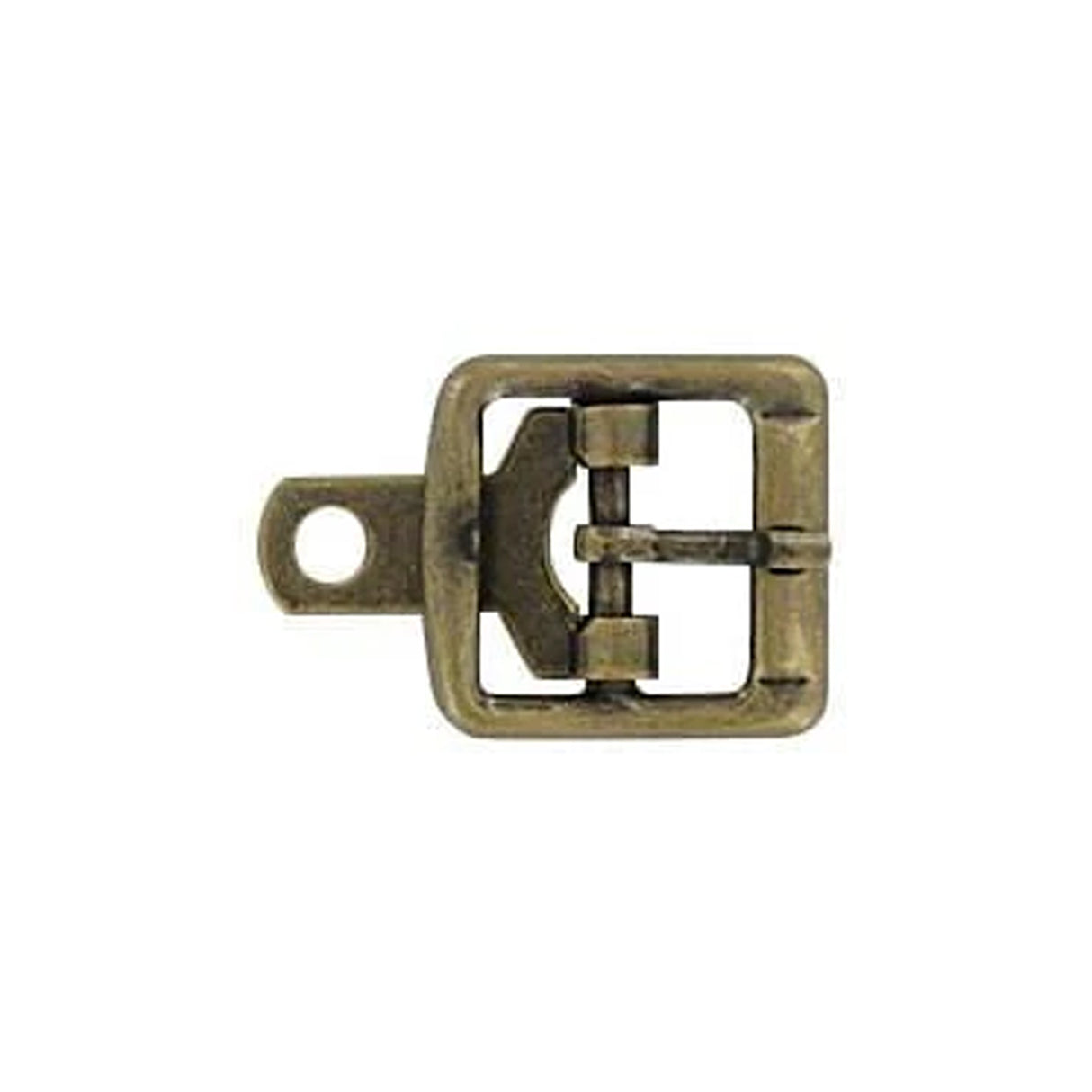 5/8" Antique Brass, "Doc Marten" Center Bar Buckle Buckle, Zinc Alloy