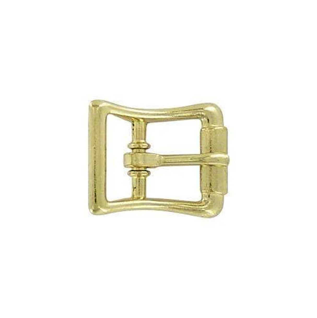 5/8" Brass, Imitation Roller Center Bar Buckle, Zinc Alloy